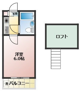 【間取り】 | ジュネパレス津田沼第1
