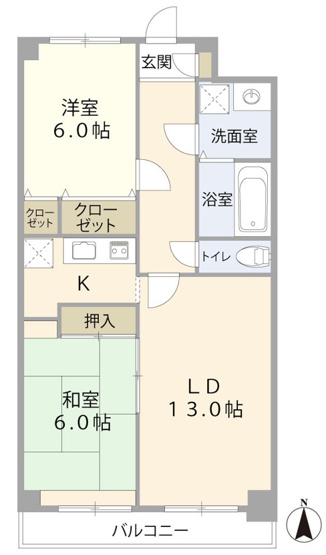 【間取り】 | ルグラン東葛西