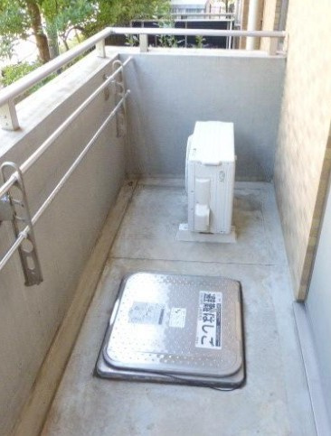 アーバンフラッツつつじヶ丘のバルコニー|※別部屋参考写真
