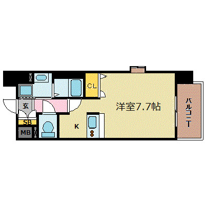 プレサンス金山グリーンパークスの間取り