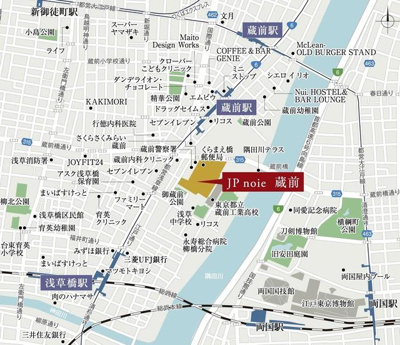 【地図】 | ＪＰ　ｎｏｉｅ　蔵前