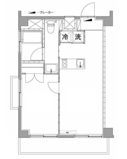 【間取り】 | 目黒エースマンション | 間取りです。