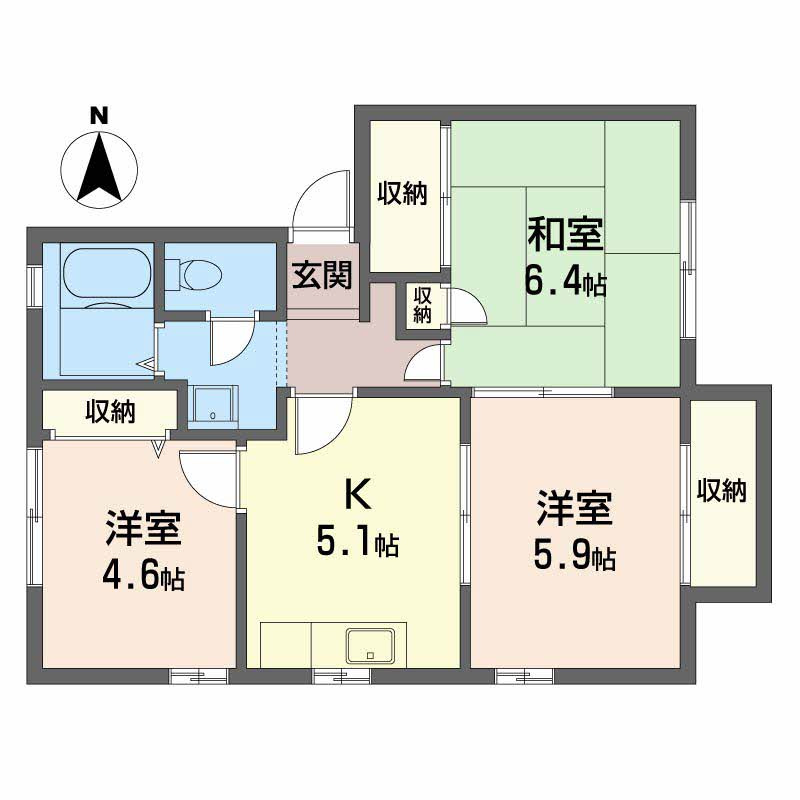 フォーレス加納の間取り