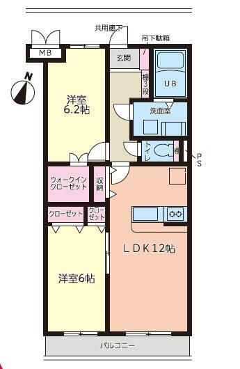 シーショア・藤井原の間取り