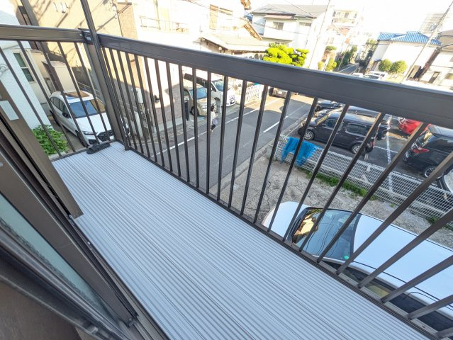 THハイツのバルコニー