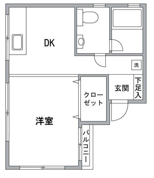 ハイシティビルの間取り|間取りです。