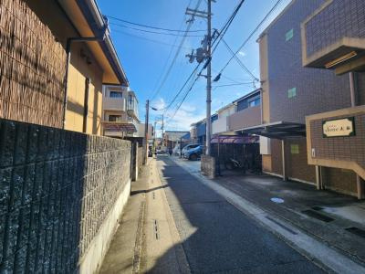 Shine太秦の周辺|前面道路