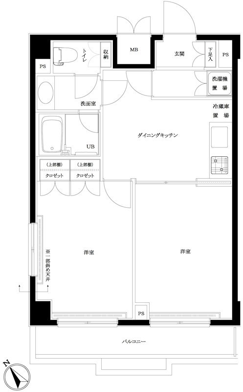 ルーブル上池台弐番館 の間取り