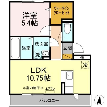 【間取り】 | PARK　HILLS　MIYAKO　Ａ