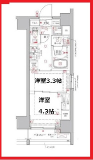 【間取り】 | クレイシアアイズ台東竜泉