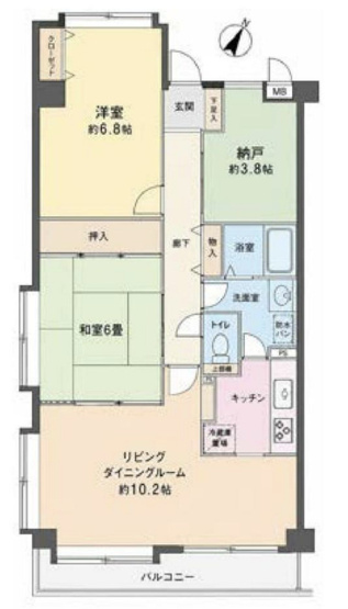 【間取り】 | グリーンビレッジ桶川