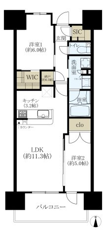メイツ西白井の間取り