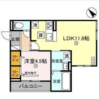 【間取り】 | シェノン栗東 | お部屋の間取りです