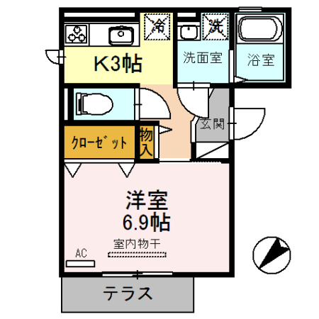 River Graceの間取り
