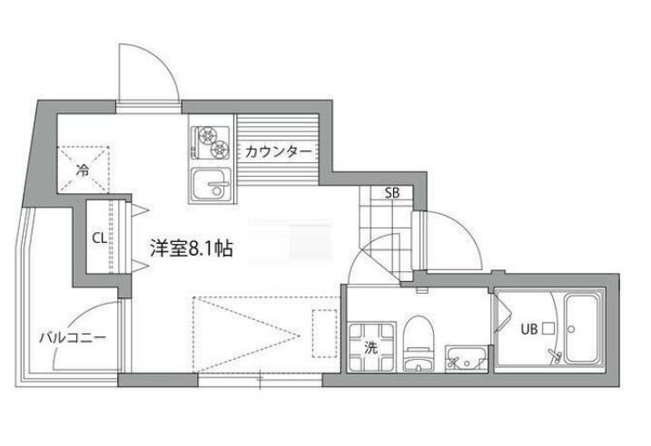 ガーデンテラス代々木上原の間取り|間取りです。