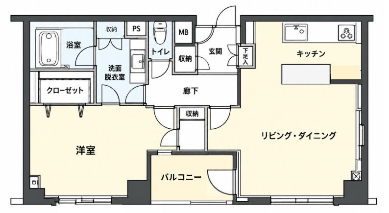 松濤アパートメントの間取り