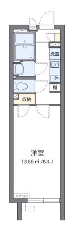 【間取り】 | クレイノアムール | 代表的な間取のため実際の間取とは異なる場合があります