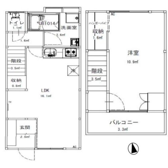 【間取り】 | 北品川戸建