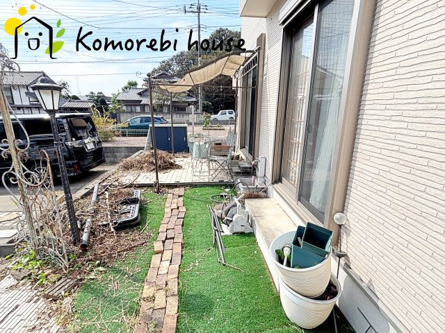 川越市大字下広谷　中古戸建の庭