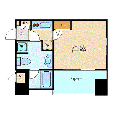 プレール・ドゥーク銀座EASTⅢの間取り