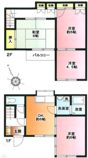 【間取り】 | テラス　和光市下新倉