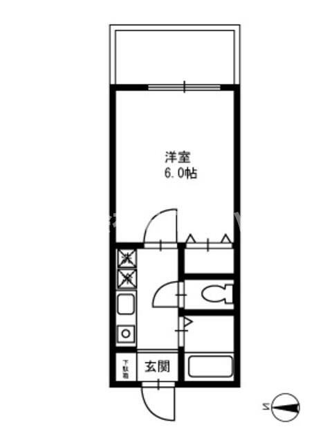 タケハイム船橋の間取り