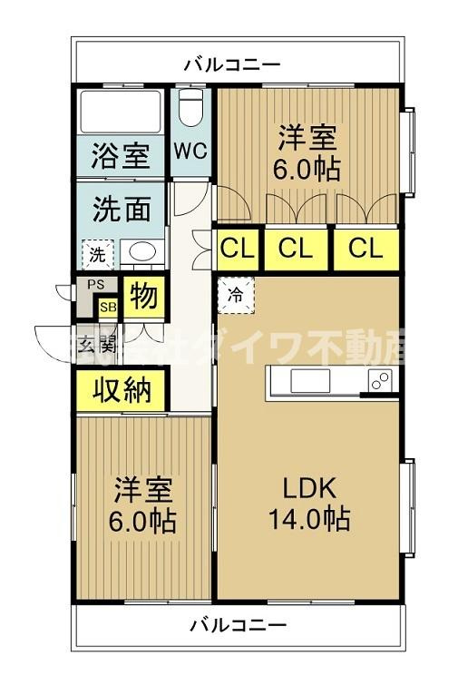パルテールIの間取り