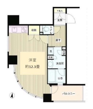アリビオ九段の間取り