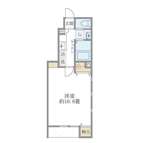 セレ渋谷本町 の間取り|間取りです。