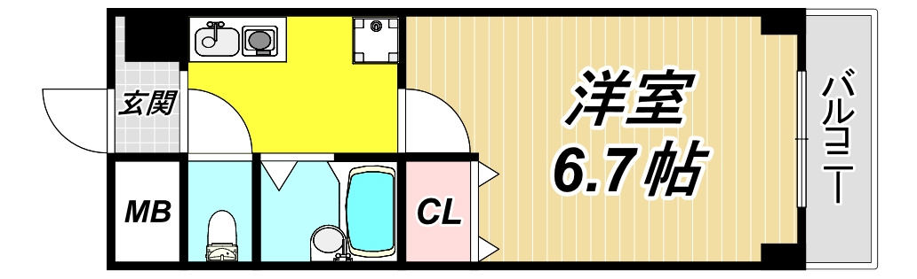 アクティ塚口の間取り