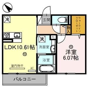 【間取り】 | Maison Clair(メゾン・クレール) | お部屋の間取りです