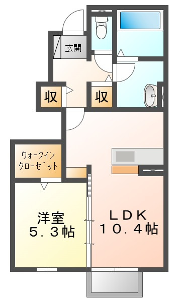 ミントリーフの間取り