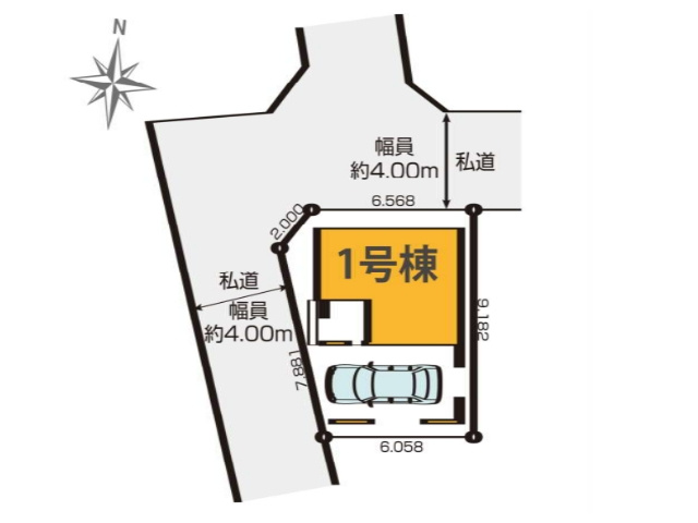 鎌倉11期の区画図