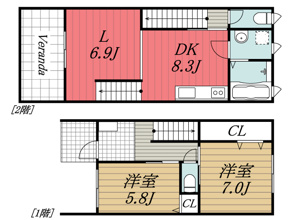 【間取り】 | ライズエステシア