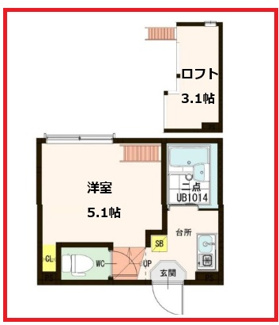 【間取り】 | フィオーレ梅島