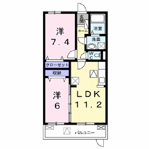 かきつばたⅡの間取り