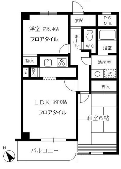 【間取り】 | 昭島コートエレガンスC(アキシマコートエレガンスシー)
