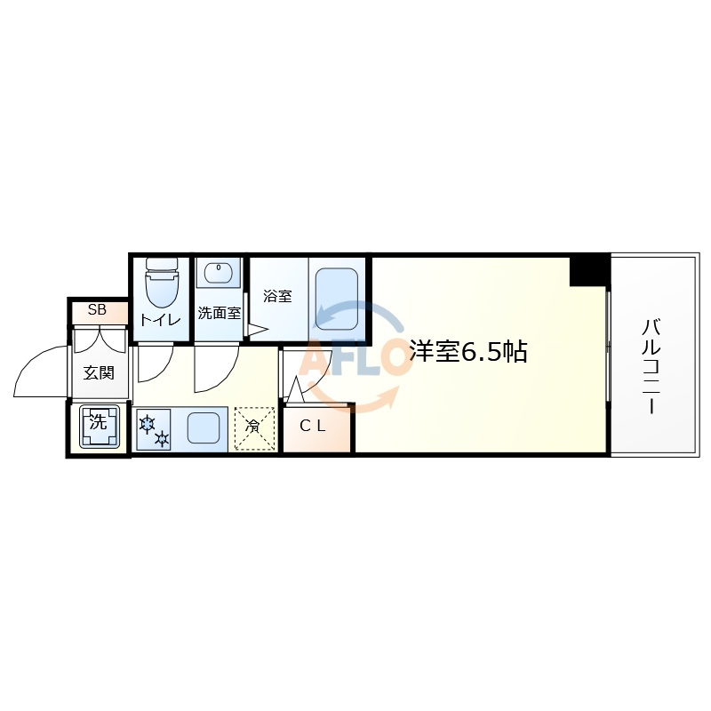 ARCOBALENO OSAKA FUSEの間取り|S-RESIDENCE布施aventra　間取り