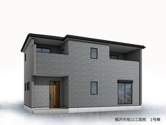 新築戸建て・仲介手数料無料）稲沢市祖父江高熊　１号棟|完成予想図（外観）