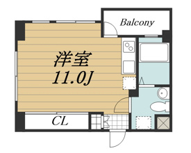 【間取り】 | リエス千葉新宿