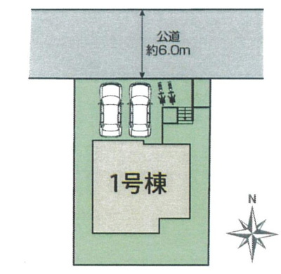 【区画図】 | 新築　JR中央線　JR横浜線　JR八高線　八王子駅　みつい台 | 駐車場　カースペース２台