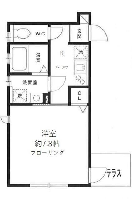 キャトルメゾンの間取り|間取りです。