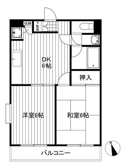 【間取り】 | グランジャルダン東松原