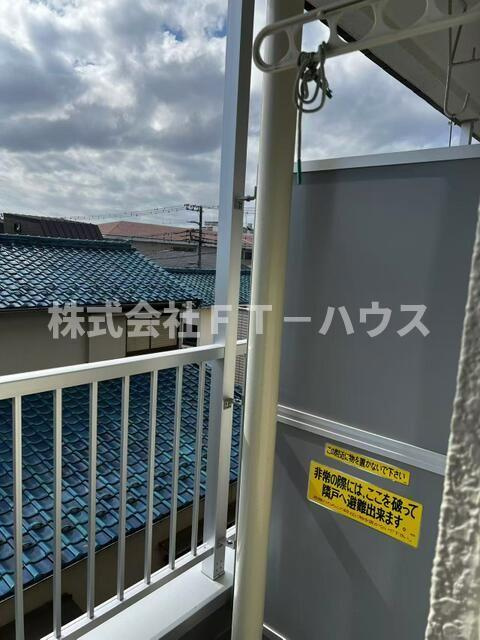 静幸マンションのバルコニー