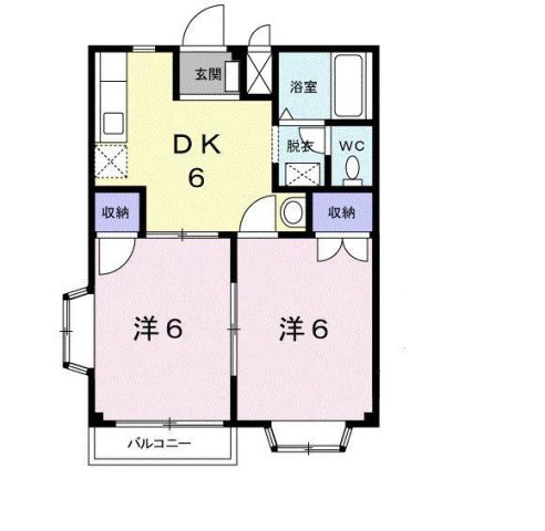ハイツシンメイの間取り