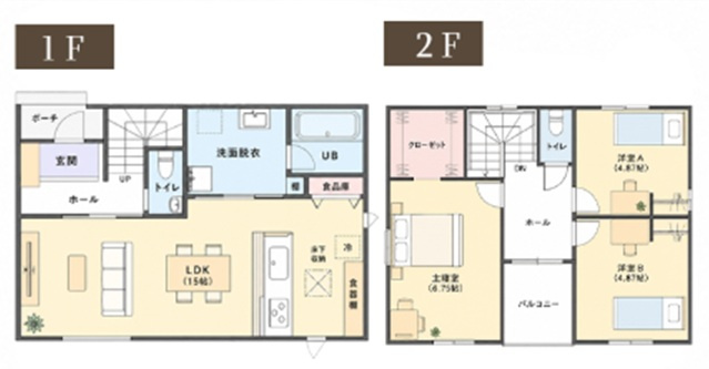 高知市鴨部上町 -20号地・建築条件付き-売土地の参考プラン|＊20号地モデルハウス建設予定