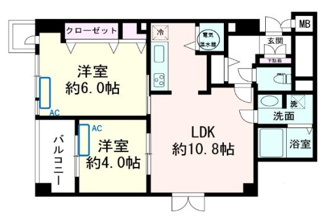 【間取り】 | グランドメゾン田町 | 間取りです。