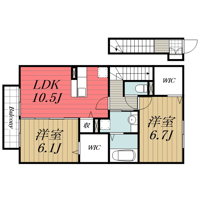 【間取り】 | Glen Court