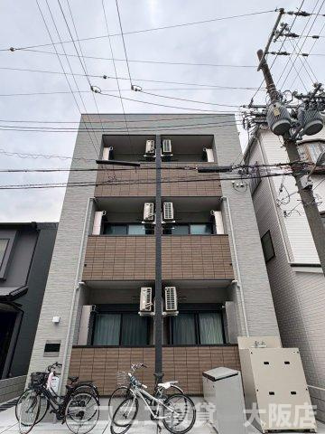 大阪市城東区諏訪４丁目のアパートの外観