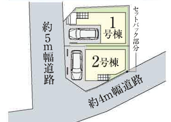 ●片倉町　新築戸建の区画図